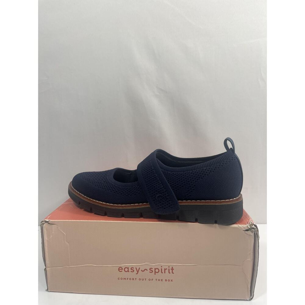 Easy Spirit Shoes Womens Size 8M Dark Blue SE VENNA2 Mary Jane Flats New Box - Picture 10 of 13